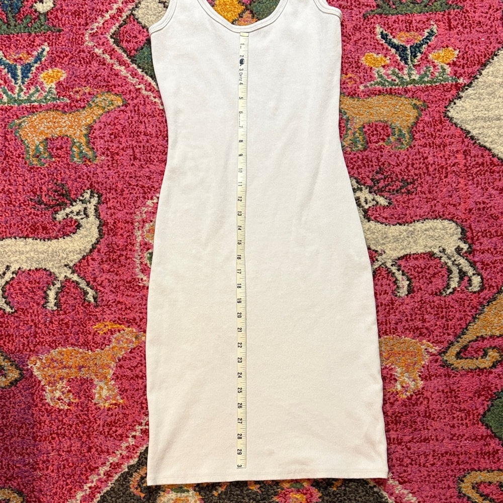 perfectwhitetee White Scoop Neck Midi Tank Dress - Picture 10 of 10